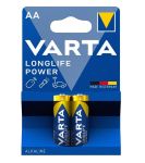 Батарейка Varta Longlife Power лужна AA блістер, 2 шт