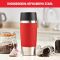 Термочашка Tefal Travel Mug Classic, 360мл, нержавеющая сталь, красный