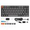 Клавиатура механическая Keychron K2 Max 84Key, K Super Brown, WL/BT/USB-A, QMK, EN/UKR, White Led, черный