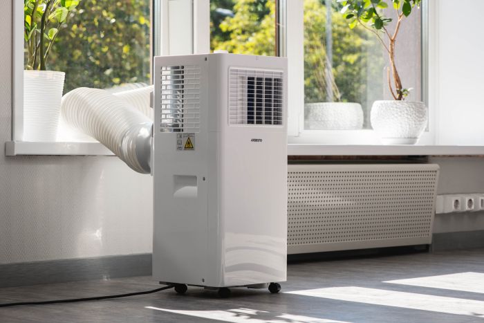 Кондиціонер мобільний ARDESTO CoolFlex 25м2 on/off 9000BTU 2.5кВт A/- R290 білий