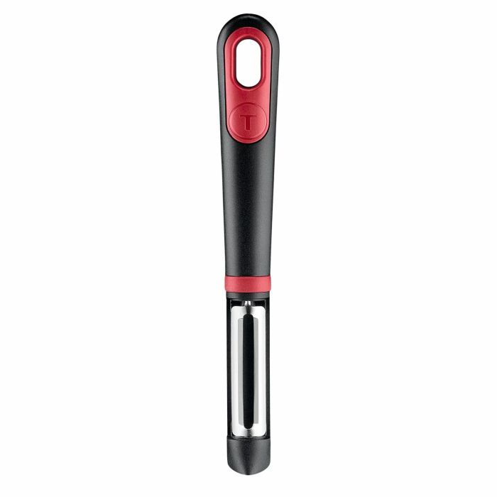 Овощечистка Tefal Ingenio+, нержавеющая сталь, пластик, красно-черный