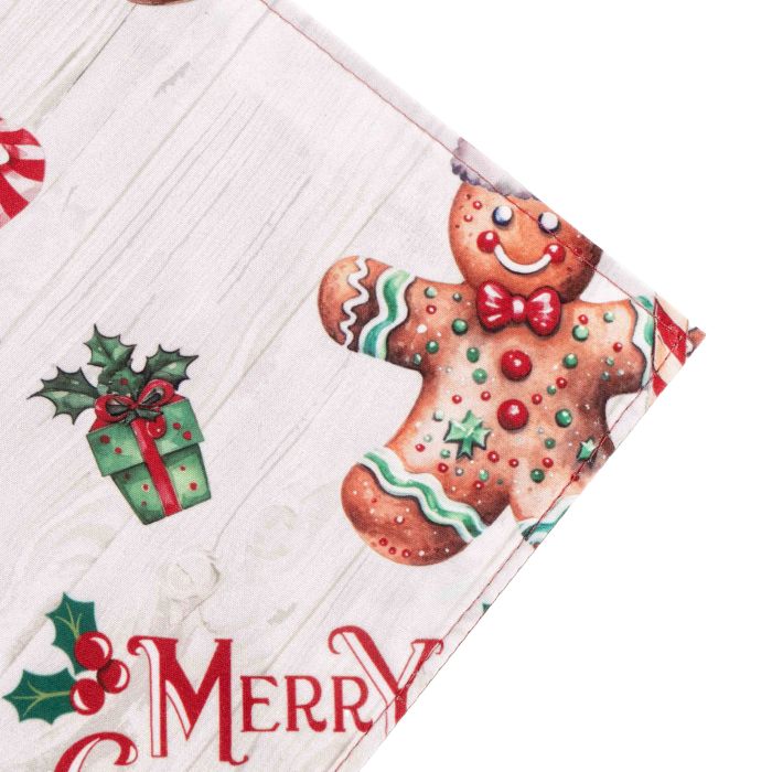 Набор салфеток серв. Ardesto Christmas Gingerbread 30х45см, 2шт, 100% полиэстер, красный