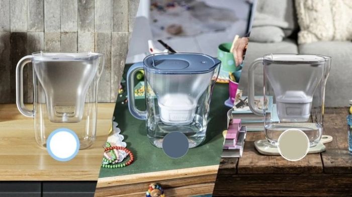 Фільтр-глечик Brita Style Essential MXPro 2.4л (1.4л очищеної води) з картриджем сіро-блакитний