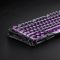 Клавіатура магнітна GravaStar Mercury V75 Lite 75keys, Blackcore, USB-A, Transparent Black