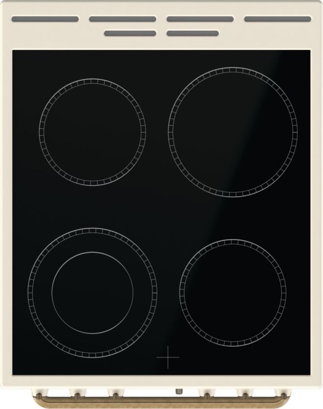 Плита Gorenje електрична склокерамічна, 70л, 50x60см, бежевий
