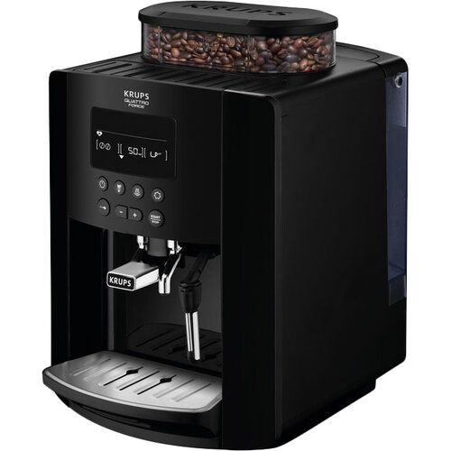 Кавомашина Krups Arabica 1.7л, зерно, ручний капучинатор, LED - дисплей, авторецептів - 3, свій рецепт, чорний
