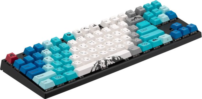 Клавіатура механічна Varmilo APG87 Summit R1, Daisy L, WL/USB-A, ENG/UKR, White Led