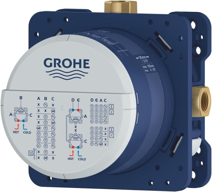 Универсальная встраиваемая часть смесителя Grohe Rapido SmartBox