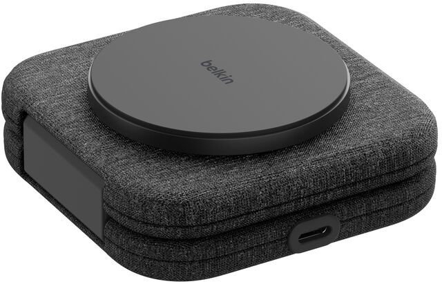 Зарядное устройство безпроводное Belkin 2в1 15Вт Travel Pad Qi2