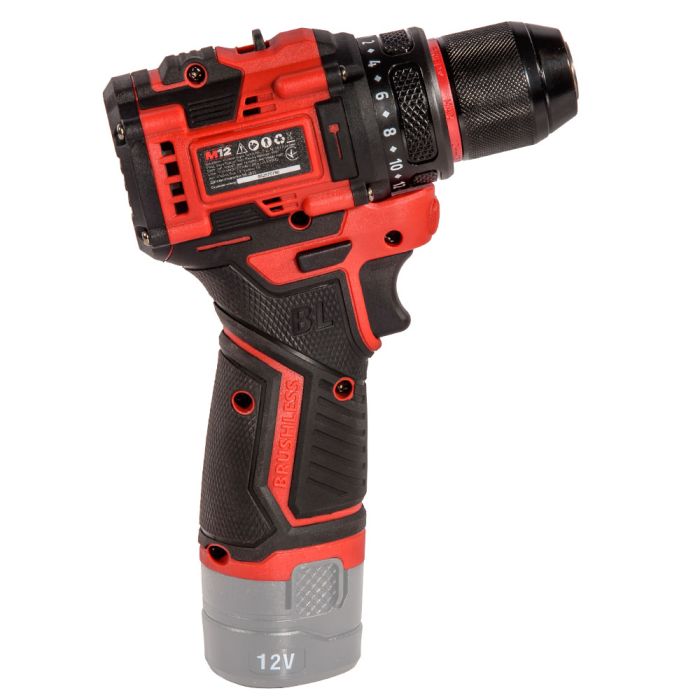 Шурупокрут-дриль акумуляторний Vitals Master AU 1232c BL 12В 32Нм 400·1400об/хв 1.1кг без АКБ та ЗП
