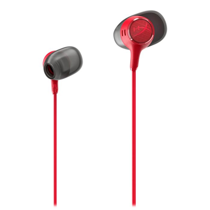 Гарнитура игровая HyperX Cloud Earbuds III, 3.5мм, красный