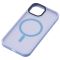 Чохол 2Е Basic для iPhone 15, Soft Touch MagSafe Cover, синій світлий