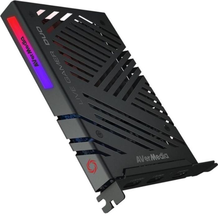Карта захоплення відео AVerMedia GC570D DUO, 2160p60(pass-through) 1080p60(record), чорний