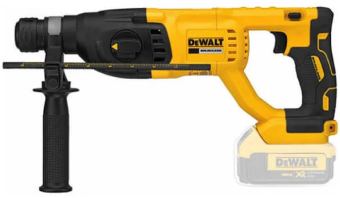 Перфоратор аккумуляторный DeWalt SDS PLUS безщеточный 18В 2.6Дж 0-5500уд/мин 0-1150об·мин 3 режима кейс 2.77кг без АКБ и ЗП