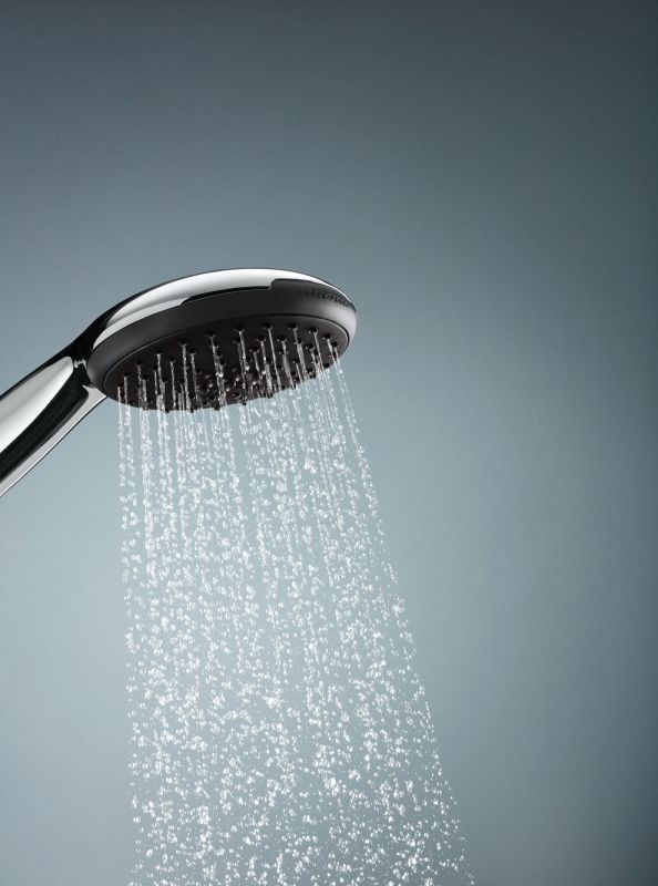 Душевая система Grohe Vitalio Start System 250 со смесителем-термостатом для душа, верхний душ, лейка, крепл. - на стойке, хром