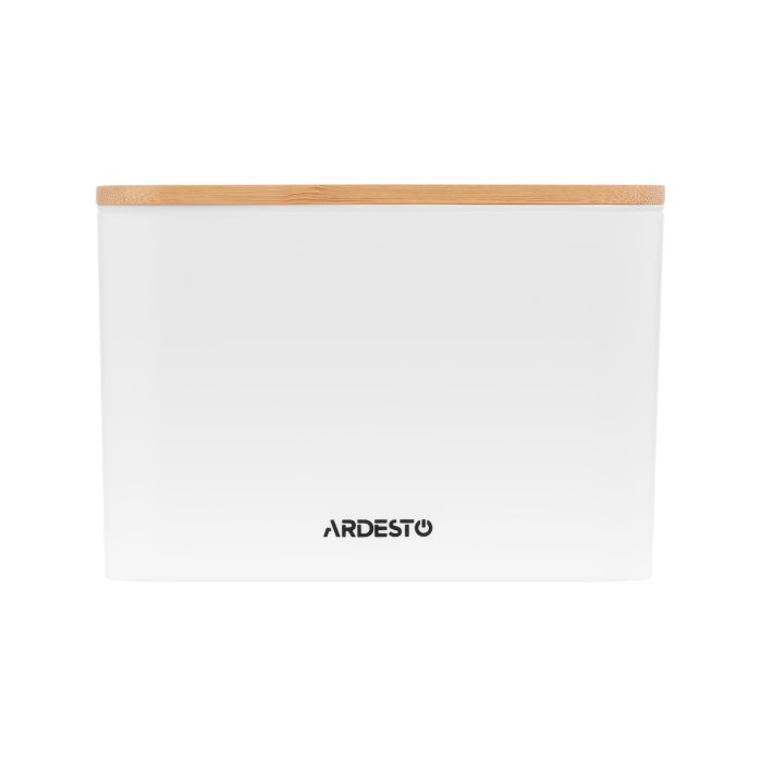 Набір для ванної кімнати Ardesto Minimalism, 3 предмети, поліпропілен, бамбук, білий