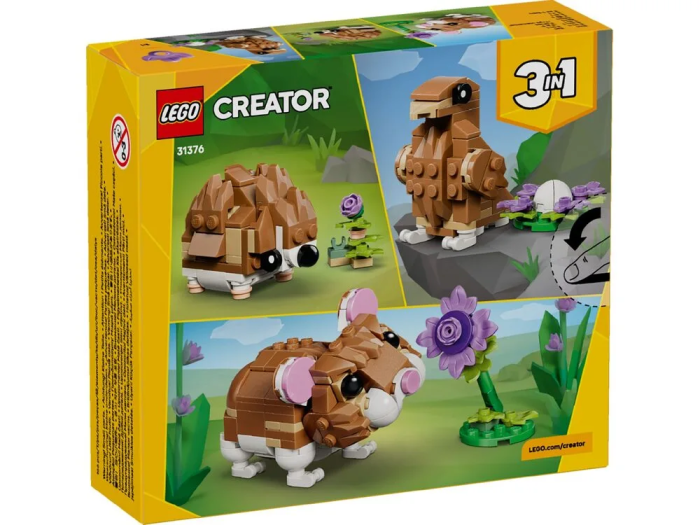 Конструктор LEGO Creator Чарівний хом'як з квіткою