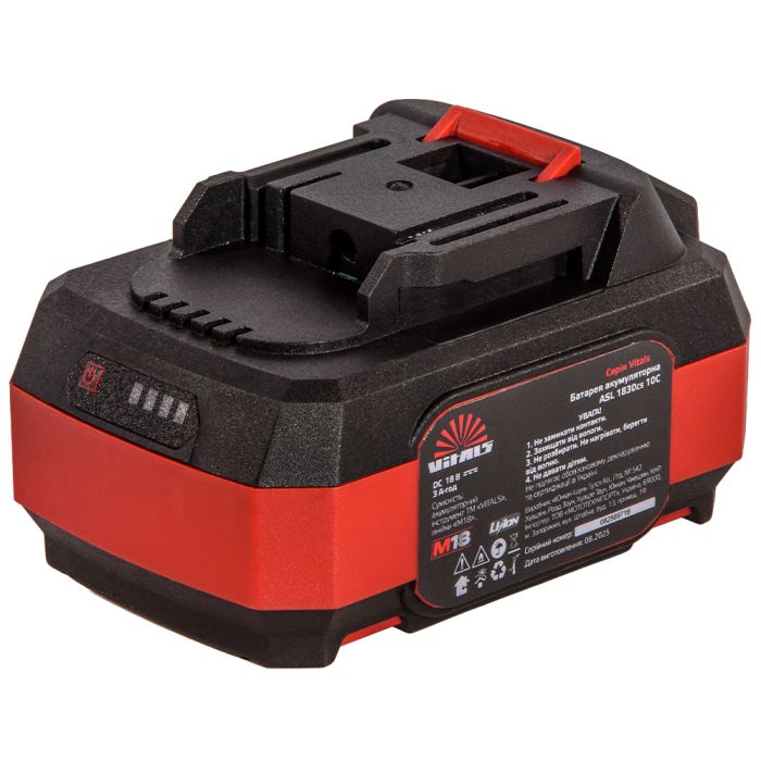 Акумулятор Vitals ASL 1830cs 10C 18В 3А·год 0.65кг