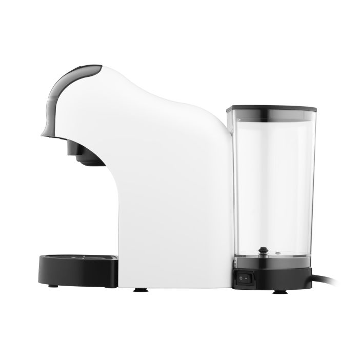 Кофеварка Ardesto капсульная, 0.8л, капсулы Nespresso, Nescafe Dolce Gusto, молотый кофе, сенсорное управление, белый