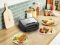 Мультимейкер Tefal UltraCompact 3in1 700Вт, тефлон, 3 пластины, корпус-металл, черно-серый