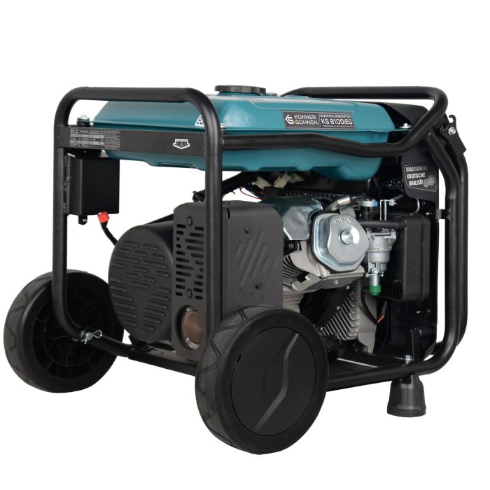 Генератор газобензиновий інверторний Konner&Sohnen KS 8100iEG 1/3, LPG 230/4000В, 8-8.5кВт, електростартер, 68кг