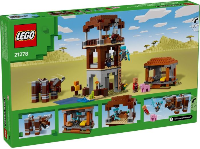 Конструктор LEGO Minecraft Аванпост розбійників та спустошувач