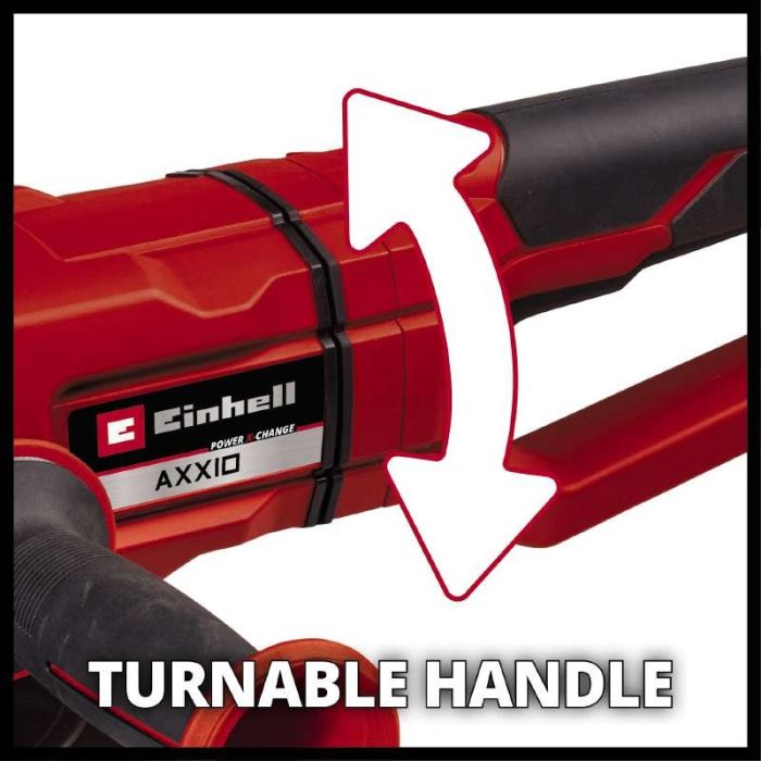 Шлифмашина угловая аккумуляторная Einhell AXXIO 36/230 Q, 230 мм, 36В, 6600об/мин, PXC, бесщёточная, 4.21 кг, без АКБ и ЗП