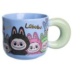 Чашка порцелянова Labubu 400 (мл) подарункова кружка прикольна чашка для дітей на подарунок FM-22D