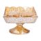 Фруктовниця скляна на ніжці 29х16.5х11 см прямокутна ваза для фруктів HP-YH-83