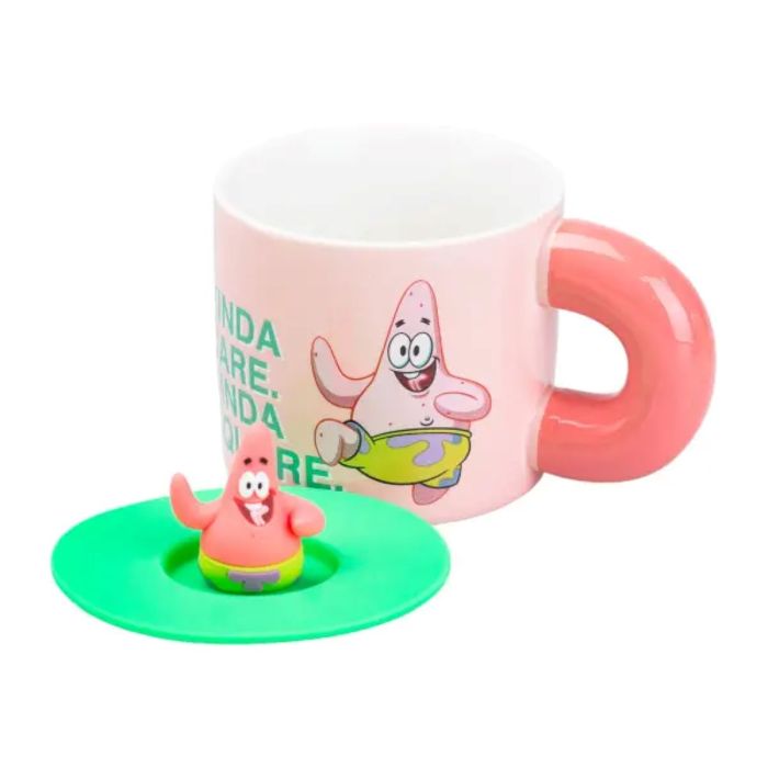 Чашка порцелянова з кришкою "Патрік Стар" 400 мл Patrick Star HP7216P