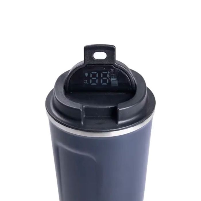 Термокружка Coffee з датчиком температури 380 мл синя HPGM5821BL