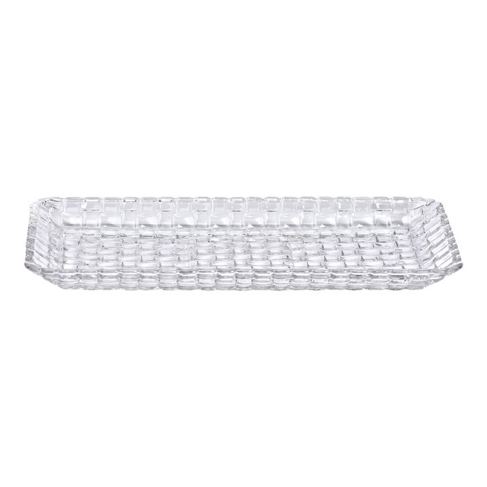 Блюдо для закусок скляне 25*12,5*1,5 см прямокутне HP-YH-33