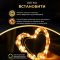 Гірлянда роса 10 метрів USB на 100 led світлодіодів крапля на зеленому дроті USB100L10MGY