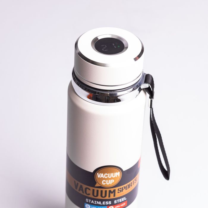 Термос Vacuum Sports з датчиком температури 1 л білий HP-14-30W
