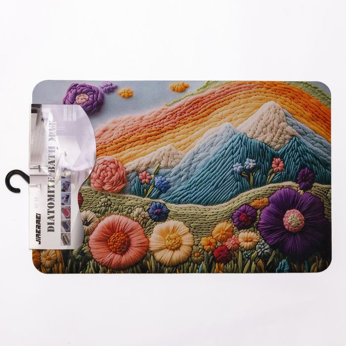 Килимок діатомітовий з 3D-ефектом Sunset Meadow 38*58 см універсальний HP-42-33
