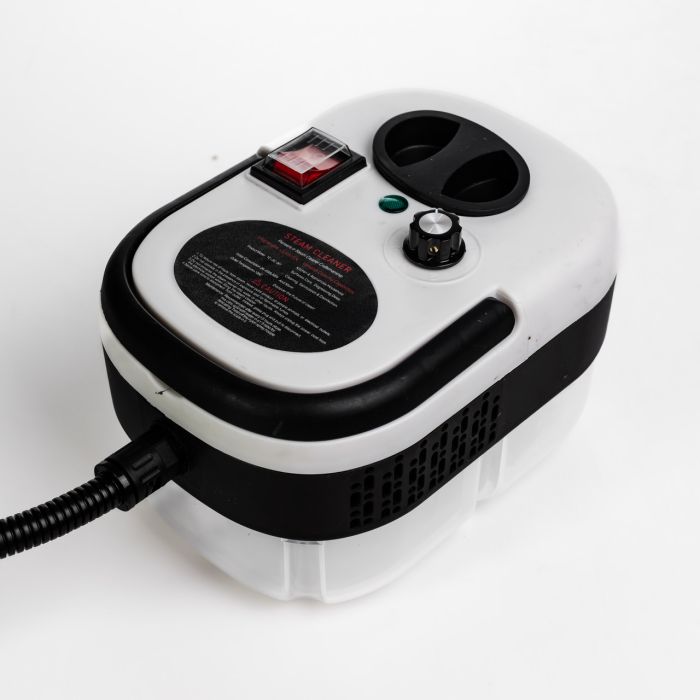 Пароочисник ручний Steam Cleaner 2500 Вт із набором та баком 1.2л HP-SC-002-white