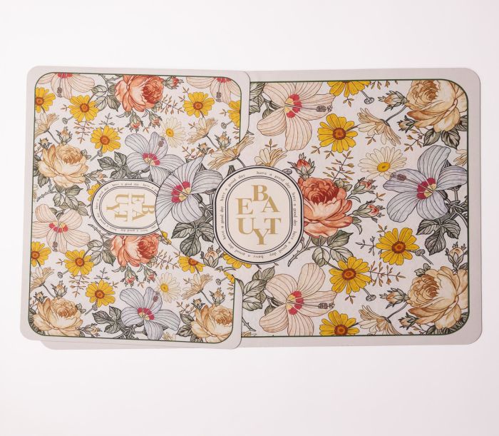 Набір килимків для ванни Flowers 2 штуки 80*50 см/50*40 см діатомітових Yiwu HP-42-174