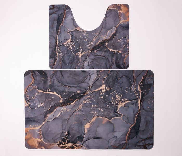 Набір килимків для ванної та туалету Luxury Marble 50*80/40*50 см Yiwu HP-42-180