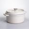 Кокотниця чавунна емальована 4,5 л, бежевий Yiwu HP-FLG-4 WHITE