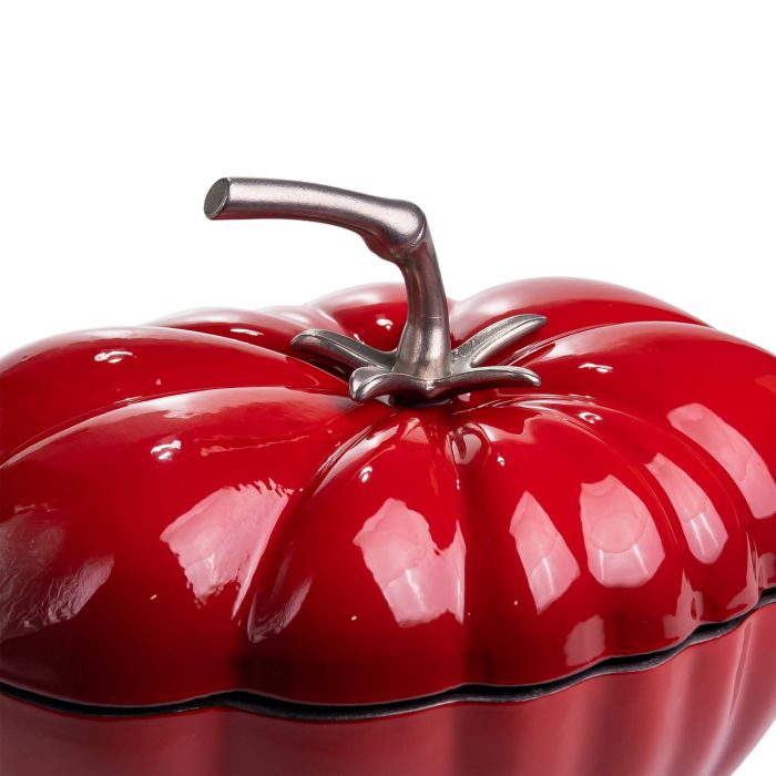 Каструля чавунна емальована Iron Tomato 2,5 л, червоний Yiwu HP-FLG-20 RED