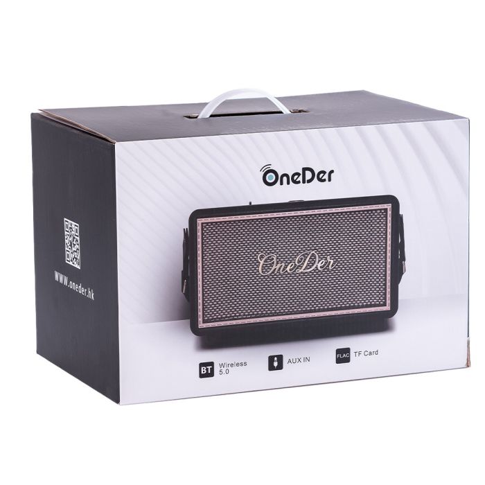 Портативна міні-колонка OneDer D6 коричнева D6BR