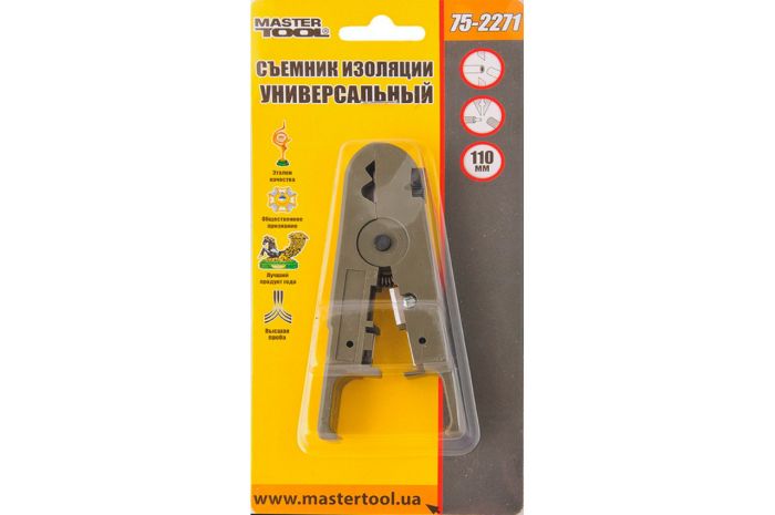 Съемник изоляциии Mastertool 110 мм универсальный 0.2-8 мм² (75-2271)