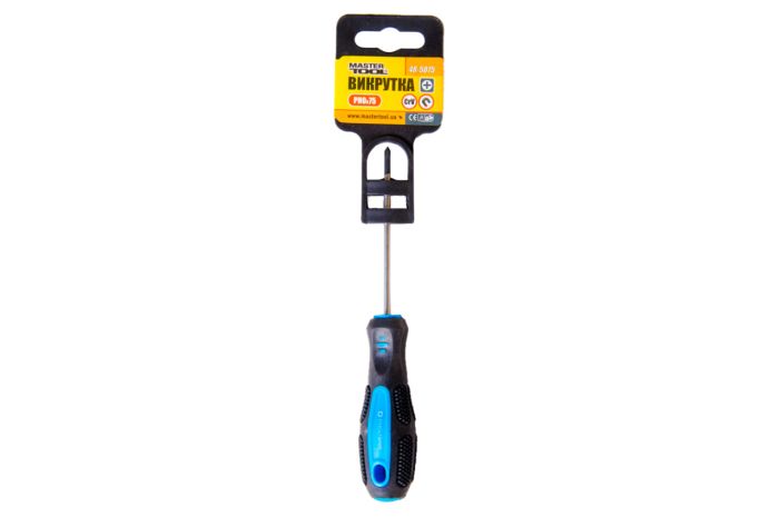 Викрутка Mastertool хрестова PH0 х 75 мм (48-5075)
