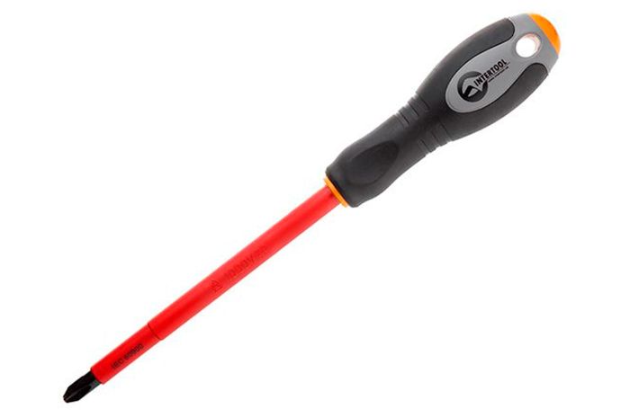 Викрутка Intertool хрестова PH3 х 150 мм 1000 В діелектричні (VT-3213)