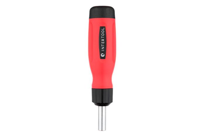 Отвертка Intertool реверсивная 12 ед. (VT-1003)