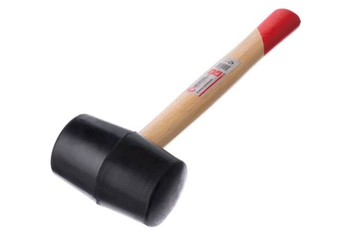 Киянка Intertool 350 г х 55 мм черная ручка деревянная (HT-0236)