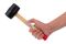 Киянка Intertool 350 г х 55 мм черная ручка деревянная (HT-0236)