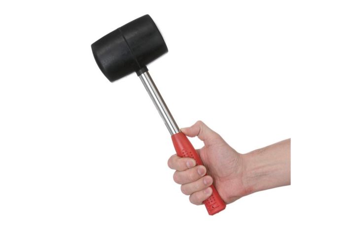 Киянка Intertool 900 г х 90 мм Чорна ручка метал (HT-0233)