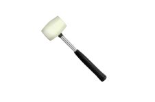 Киянка Intertool 450 г х 65 мм біла ручка метал (HT-0227)