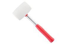 Киянка Intertool 680 г х 80 мм біла ручка метал (HT-0235)